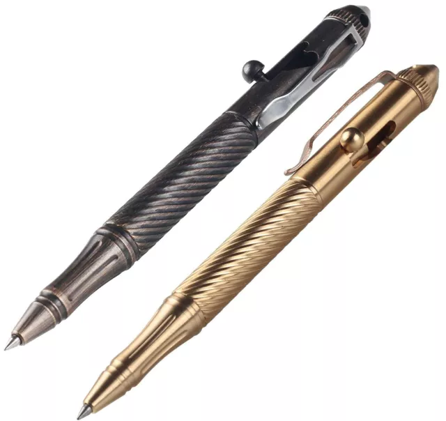 EDC Solid Brass Bolt Action Pen Pocket Tool Signature Pen Tactical Pen Outdoor