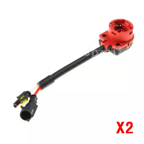 2pcs HID D2S D2R D2C Bulbs Ballast Harness Converter Socket Adapter Wire Cable # 2pcs HID D2S D2R D2C Bulbs Ballast Harness Converter Socket Adapter Wire Cable #
