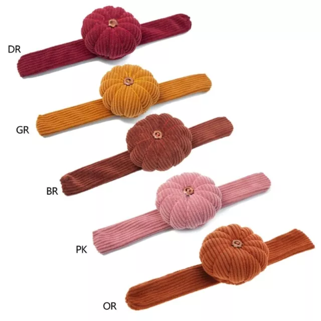 Pumpkin Needle Wrist Pin Cushion Holder Elastic Strap Pincushions for DIY Sewing