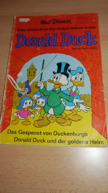 Die tollsten Geschichten v Donald Duck Sonderheft 1 I 1965 Original Erstauflage