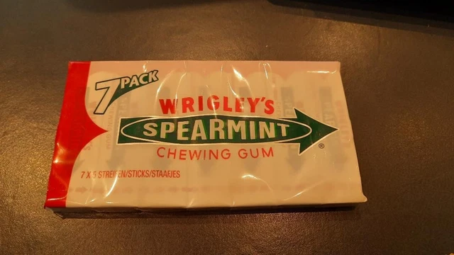 ORIGINAL PACKAGING NEW Wrigley s Spearmint Chewing Gum Wrigleys Chewing 