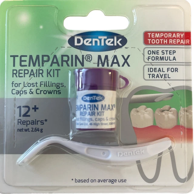 DENTEK TEMPORARY DENTAL Cement Tooth Filling Lost Fillings Repair
