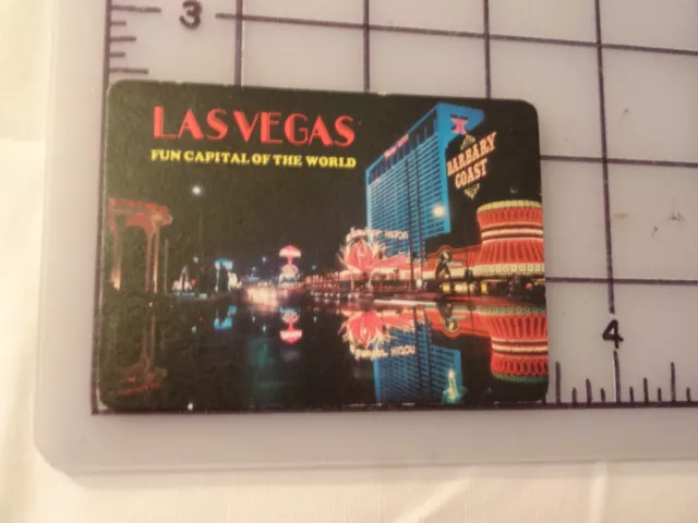 Vtg Las Vegas Fun Capital Of The World Deck Playing Cards Flamingo Barbary  G9