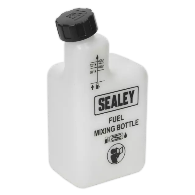 Sealey 2-Stroke Petrol/Fuel Mixing Bottle 1L 1 Litre 25:1 32:1 40:1 50:1 JMIX01