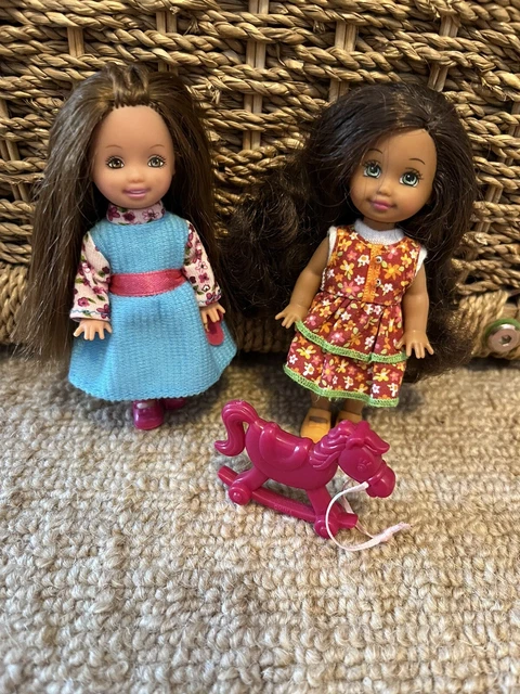 VINTAGE VERY PRETTY Mattel Barbie Chelsea Kelly Dolls VGC Bundle