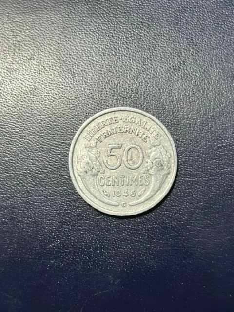 50 Centimes - Morlon (Alu) - 1945 C  - Rare