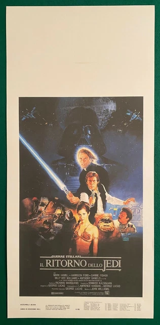 Aaa Locandina Il Ritorno Dello Jedi Guerre Stellari Star Wars Lucas Ford Hamill
