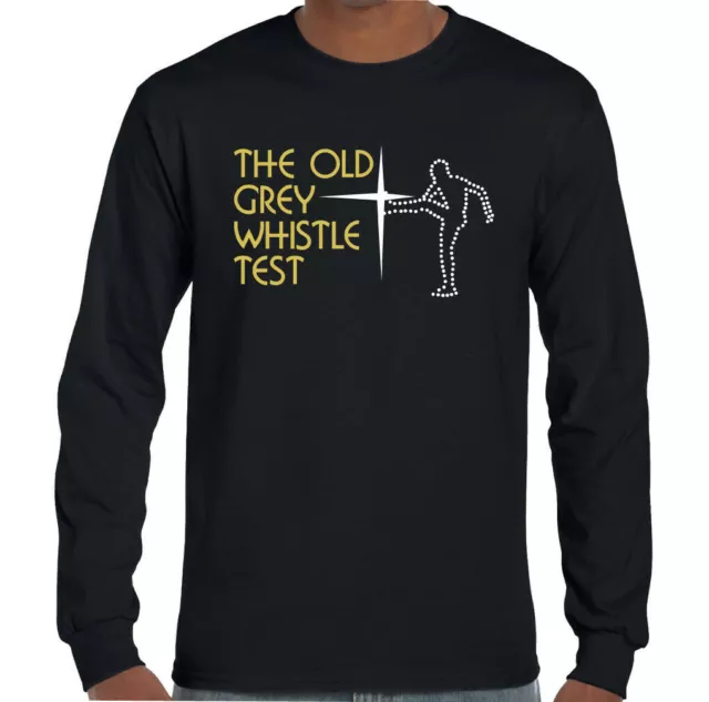 Il Vecchio Grigio Whistle Test Uomo Musica Retrò TV Programma T-Shirt Show