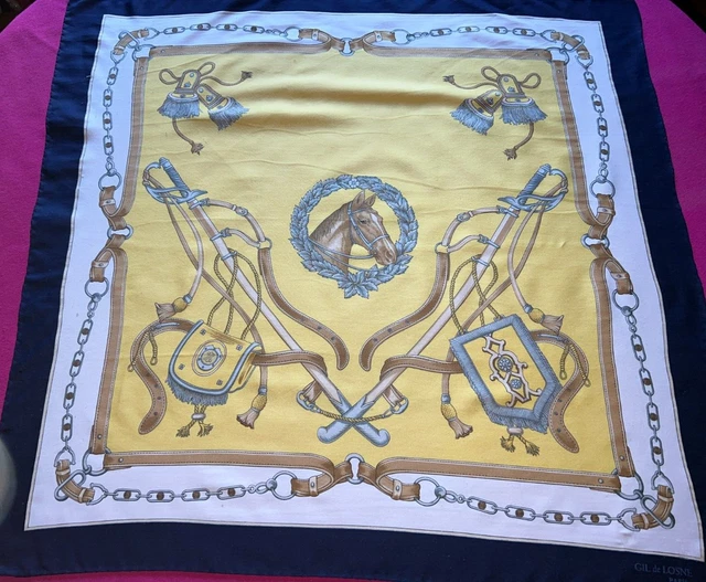 Foulard Gil de Losne vintage - Accessoires & Bagagerie