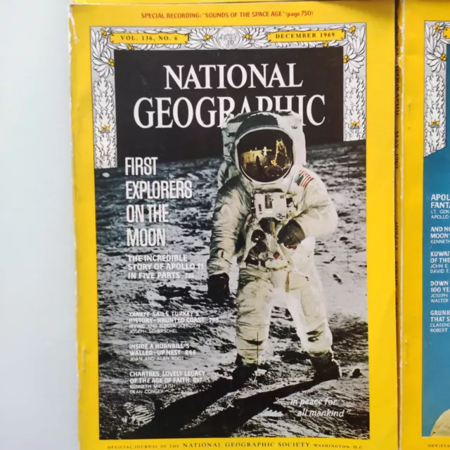 National geographic Magazines 100 Ausgabe Plus Sammlung Englisch 69,70er 88 Jahr 3