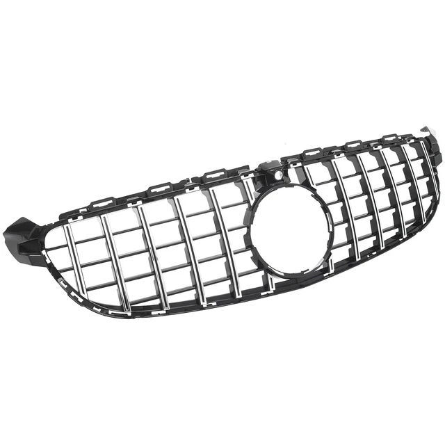 AMG Kühlergrill W205 Kühlergrill Schwarz Komplett Passt Für Mercedes GLE- Klasse AMG Line V167 C167 Ab 2018 Auf Sport Panamericana Gt C207 Kühlergrill
