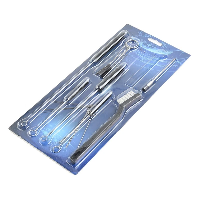 Set completo pulizia e riparazione per pistole spray aerografo 19 pezzi