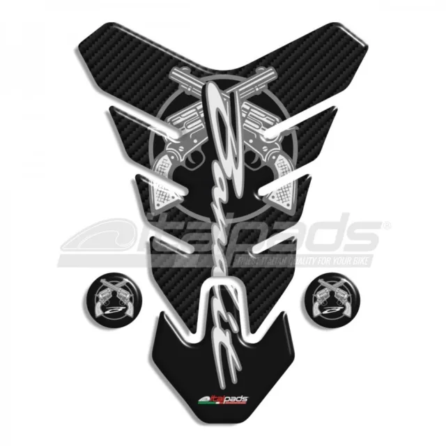 Protector De Depòsito Tank Pad para Suzuki Bandit mod. "NEVADA" efecto carbono