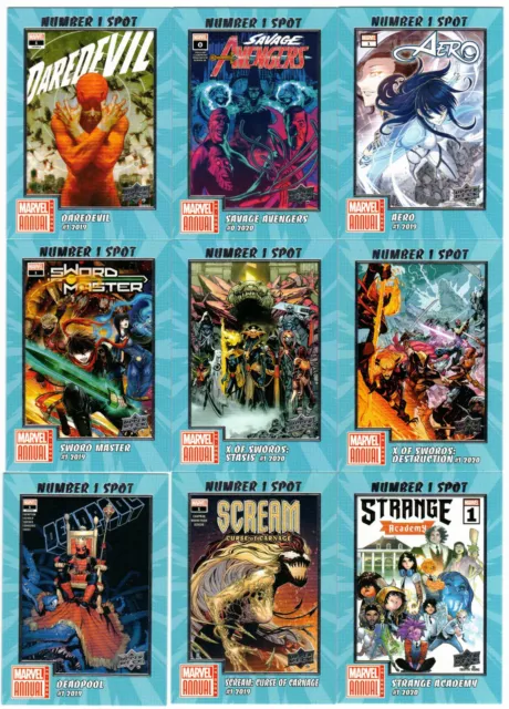 2020-21 2021 Marvel Annual Number 1 Spot You Pick the Card Finish Your Set