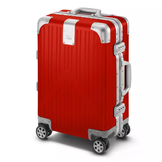 ZEBAR® HYBRID CABIN RED Alu 55x40x23  Travel, Suitcase, Reisekoffer Koffer