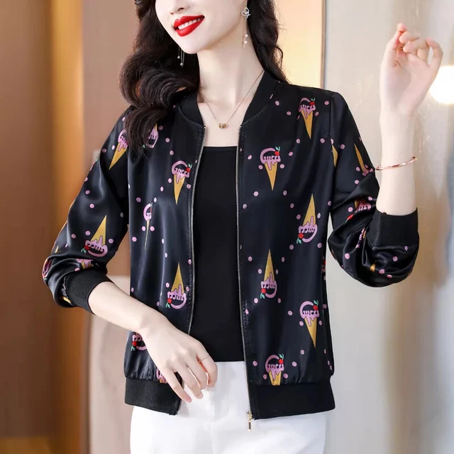 Veste Zara Femme Blazer Court Asymétrique Bleu Marine - Fermeture éclair Complète - Taille M