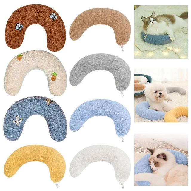 Deep Sleep Cat Pillow Pet Neck Protector Kitten Headrest Dog Sleeping Pillow