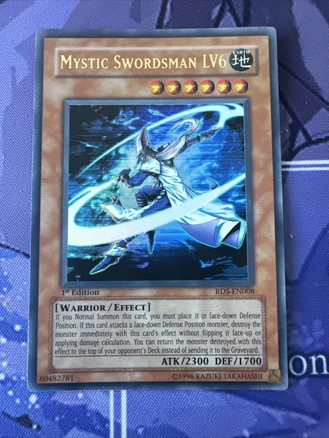 Mystic Swordsman Lv6 Ultimate Rare RDS-EN008 1st Edition Yu-Gi-Oh Euro...