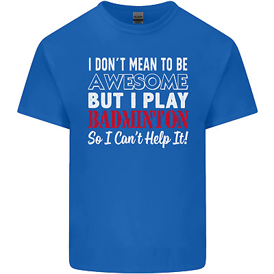 Non ho intenzione di essere Badminton Player Da Uomo Cotone T-Shirt Tee Top 3