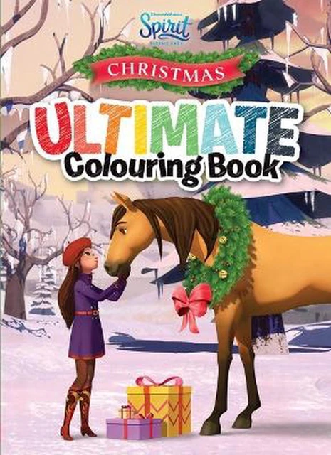 Spirit Riding Coloring Book SPIRIT RIDING FREE: Christmas Ultimate Colouring Book (Dreamworks ...