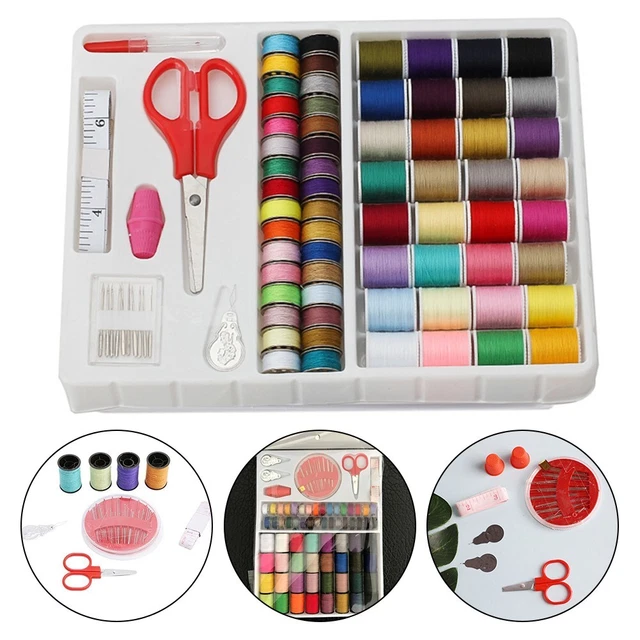 Kit De Couture 36 Pièces Pour Débutants - Aiguilles, Fils, Enfile-aiguille, Dé à Coudre - Trousse Portable Complète - 5