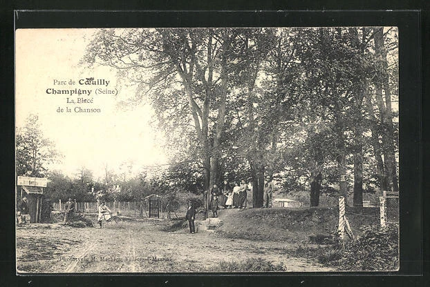 CPA Champigny-sur-Marne, Parc de Coeuilly, La Place de la Chanson 1905
