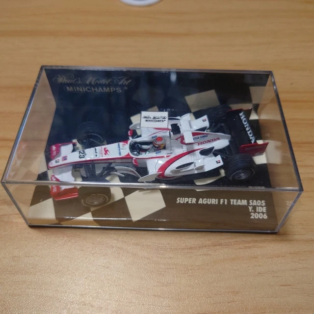 Modèle Réduit Super Aguri F1 SA05 Takuma Sato 2006 à L'échelle 1/43 Par Minichamps - Occasion