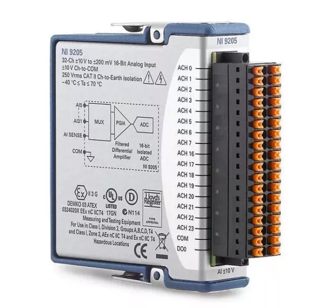 National Instruments NI 9205 cDAQ Analog Input Module, 32 Channels