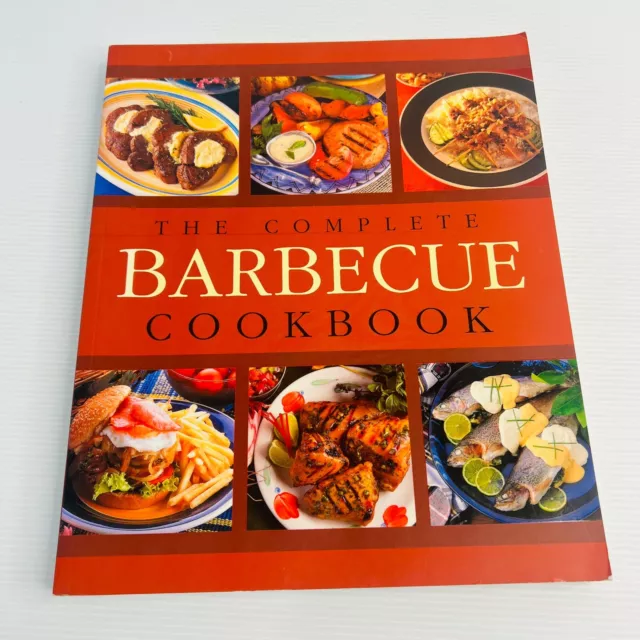 The Complete Barbecue Cookbook Paperback Book BBQ Recipes Food Cooking Gadgets
