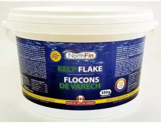 Northfin Varech Flocons Formule 350g Seau Aquarium Luxe Nourriture pour Poissons