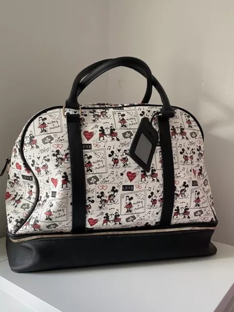DISNEY PRIMARK LARGE Holdall Mickey Minnie Weekend Bag 15.00