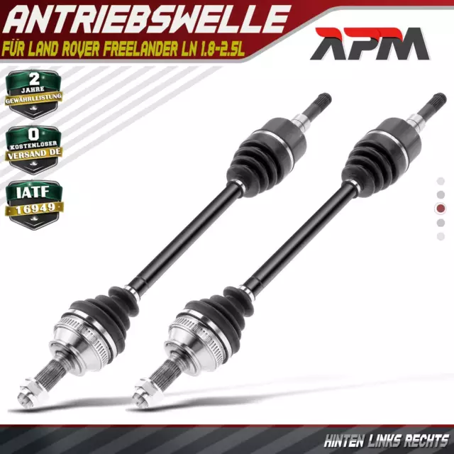 2x Arbre de Transmission Arrière, L+R pour Land Rover Freelander LN 1.8-2.5L