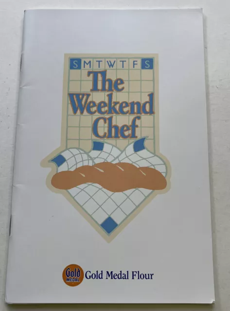 Gold Medal Flour cookbook bread VTG muffin pancake pizza waffle crepe biscuit