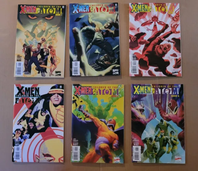 X-Men Children of the Atom 1 2 3 4 5 6 Complete Set Hi-Grade Marvel Lot of 6