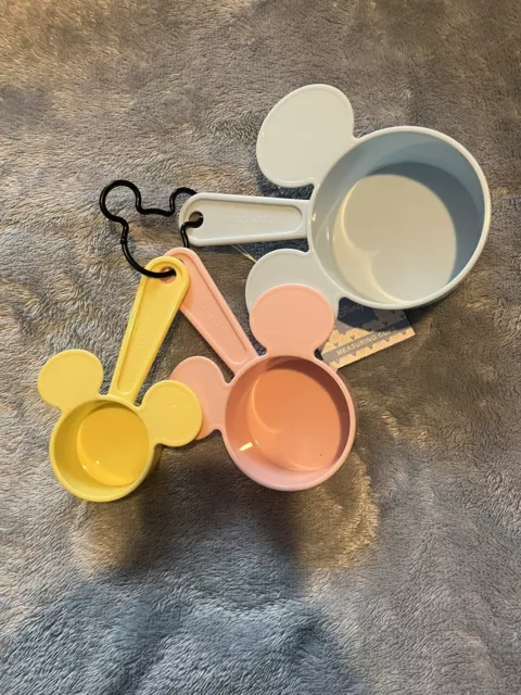 PRIMARK Disney Minnie Mouse Measuring Spoons Set Of 4 Pastel Baking