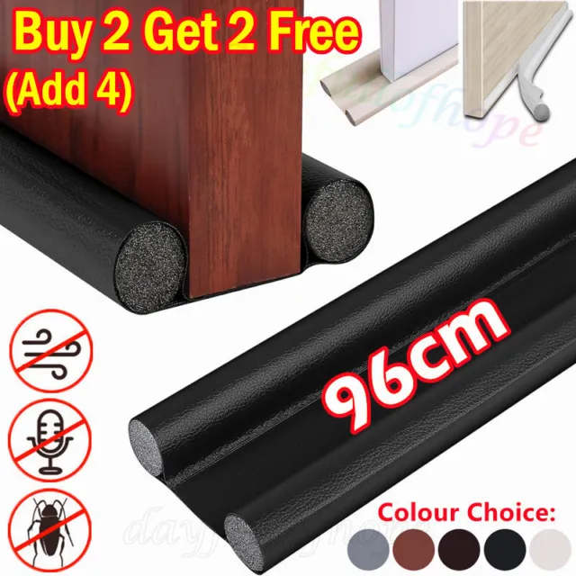Under Door Foam/Double Side Draught Excluder Insulation Seal Cold Air Stopper ``
