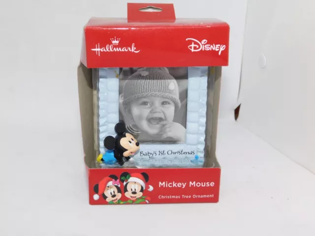 Hallmark Disney's 2018 Mickey Mouse Baby Boy 1st Christmas Tree Ornament