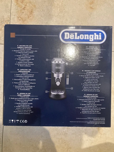 DeLonghi EC685.BK Dedica Style Siebträger Espressomaschine schwarz Neu 3
