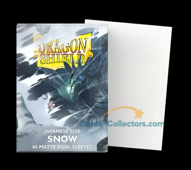 Snow Matte Dual - Standard - protège carte Dragon Shield