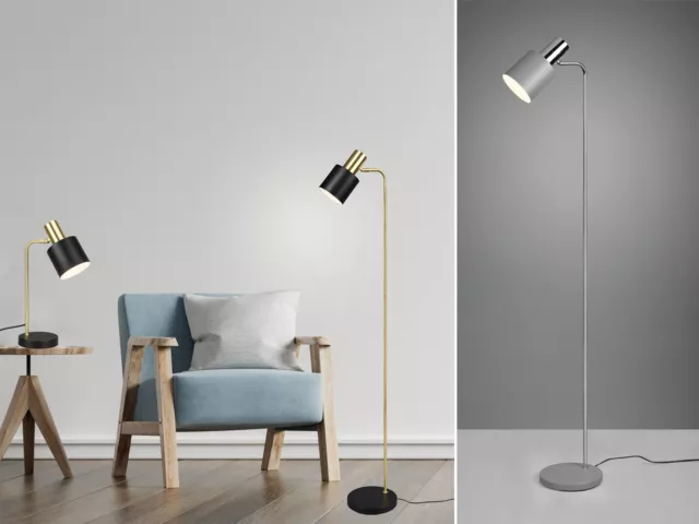 Bauhaus Stehlampen Industrielook, coole Nachttischlampen Designklassiker