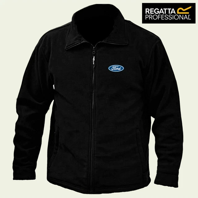 Ford Fleece Jacket Regatta Heavy Duty Full Zip Winter Personalised Logo Name