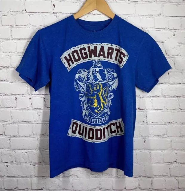 Harry Potter Boy's Hogwarts Quidditch Graphic T-Shirt Size: M (10/12) Multicolor