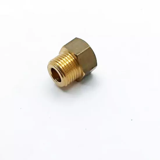 Female M10x1.25 - Male M16x1.5 Brass Sump Plug Fitting Thread Adapter Reducer