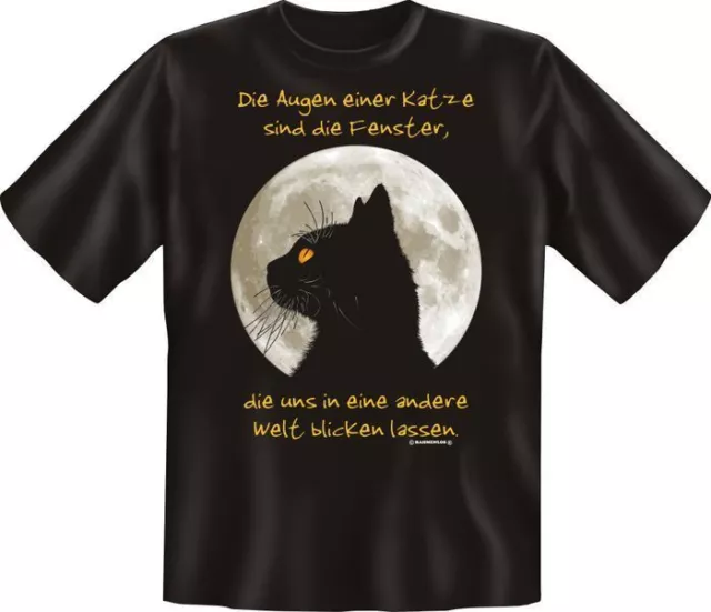 Sprüche T-Shirts Katze lustige Katzen-Shirts witzige Geschenke mit Druck 3