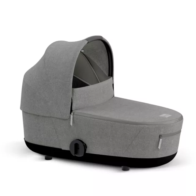 Colección Cybex Mios Lux Carrycot 2022 - bolsillo delantero incorporado gris Manhattan