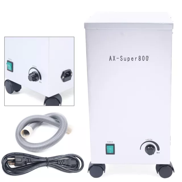 Dental Lab Dust Collector Dust Removal Machine Vacuum Cleaner Extractor 172m³/ h