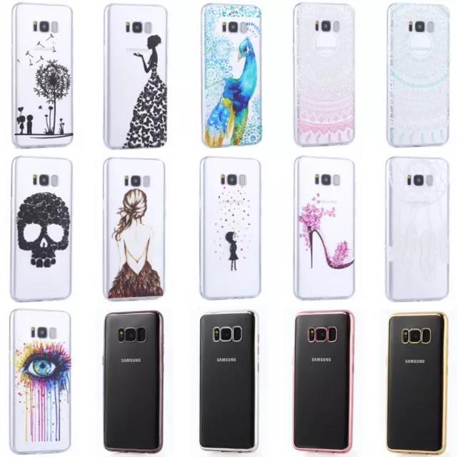 Hülle für Samsung Galaxy S10 S9 S8 Plus S7 S7 Edge Silikon Handy Schutz Case