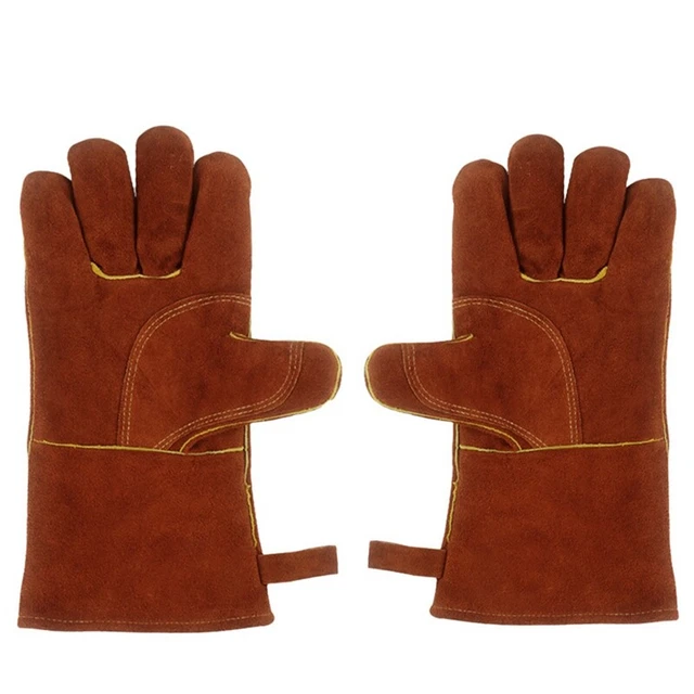 Welding Gloves Durable Gloves Burn Protection Gloves for Gri8683
