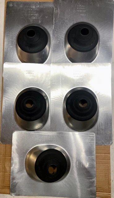 Neverleak Aluminum pipe Flashing, model A4H23-10 , Lot of 5