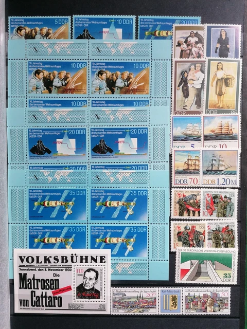 Sammlungsauflösung, DDR, Lot aus Jahrgang 1988 postfrisch
